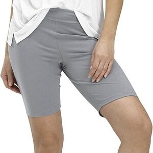 COPY - (NWT) Hue Hi Waist Essential Black Out Cotton Shorts in Granite Size XXXL